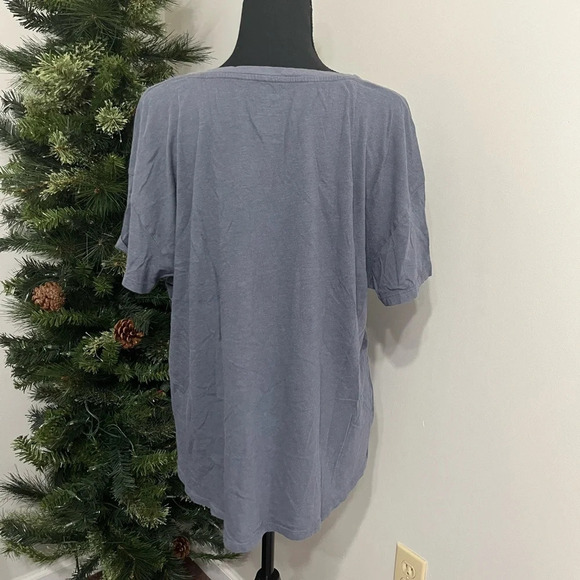 Blue T-Shirt. “Living my best Life”. XL, 16-18. Gently loved - Picture 2 of 4